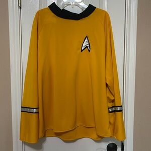 Star Trek Captain Kirk Command Gold Uniform Shirt